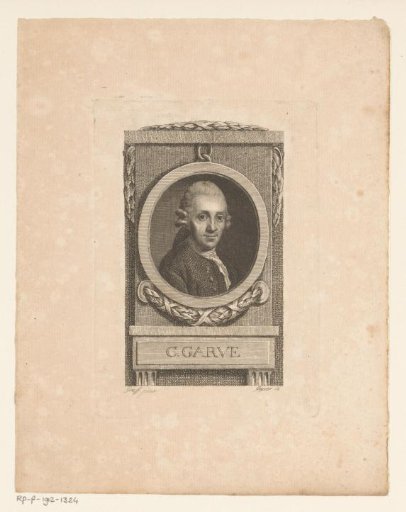 Portrait of Christian Garve