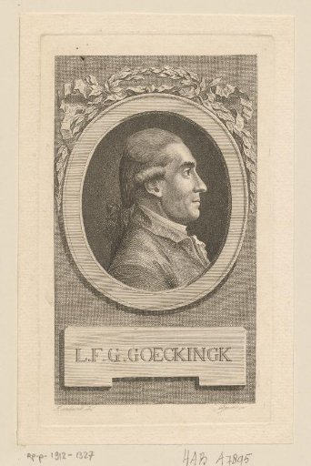Portrait of Leopold Friedrich Günther von Goeckingk
