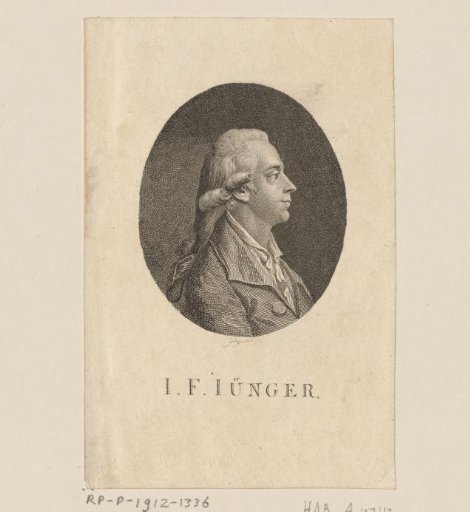 Portrait of Johann Friedrich Jünger