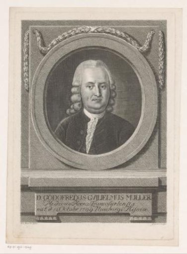 Portrait of Gottfried Wilhelm Müller