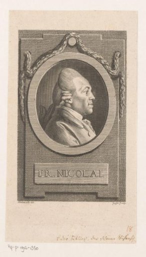 Portrait of Friedrich Nicolai