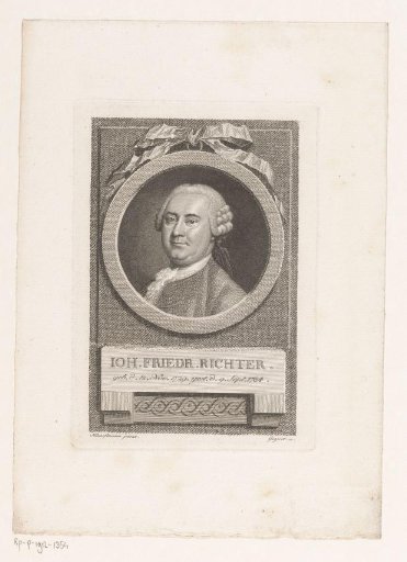 Portrait of Johann Friedrich Richter