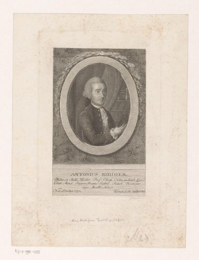 Portrait of Antonius Ridiger