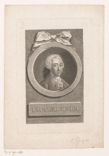 Portrait of Johann Matthias Schröckh