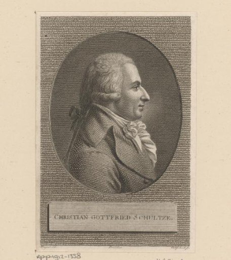 Portrait of Christian Gottfried Schultze