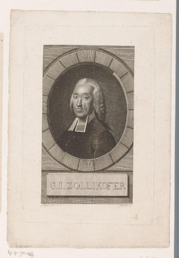 Portrait of Georg Joachim Zollikofer