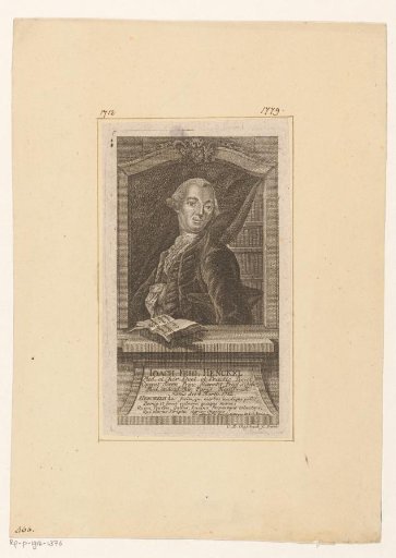 Portrait of Joachim Friedrich Henckel