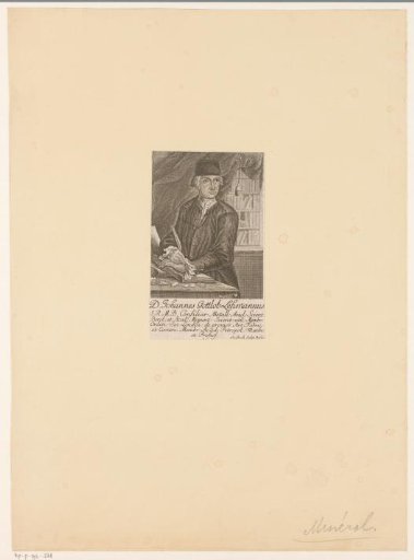 Portrait of Johann Gottlob Lehmann