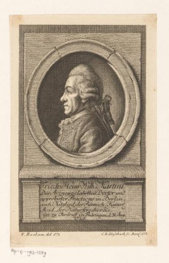Portrait of Friedrich Heinrich Wilhelm Martini