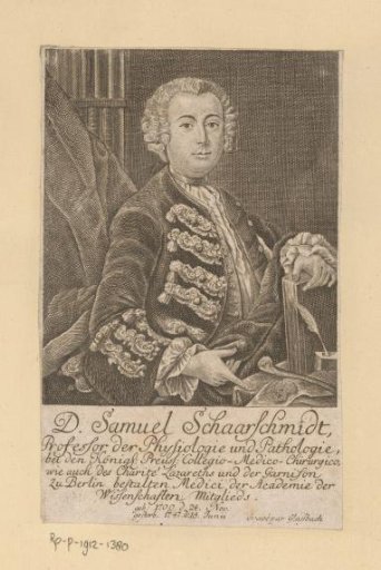 Portrait of Samuel Schaarschmidt