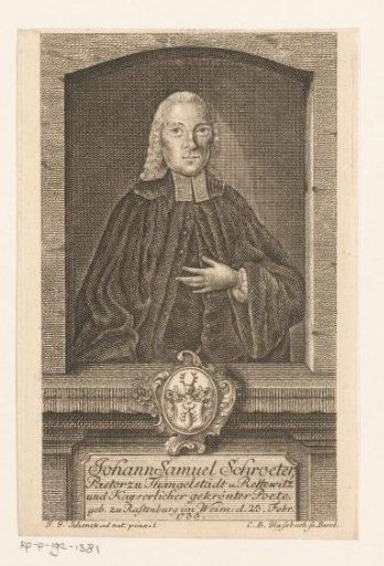 Portrait of Johann Samuel Schröter