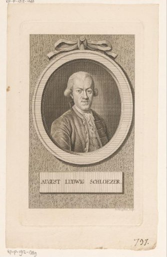 Portrait of August Ludwig von Schlözer