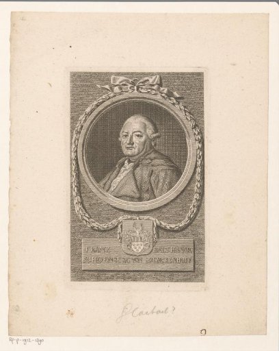 Portrait of Franz Balthasar Schönberg von Brenkenhoff