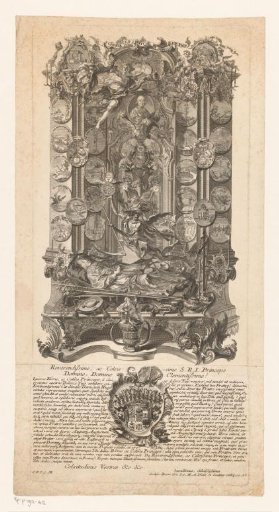 Allegory on the death of Damian Hugo Philipp