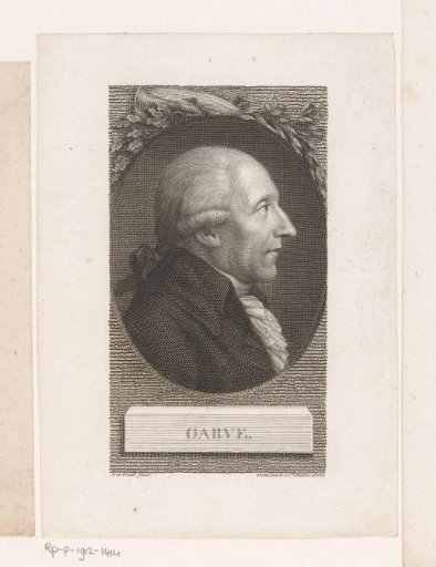 Portrait of Christian Garve