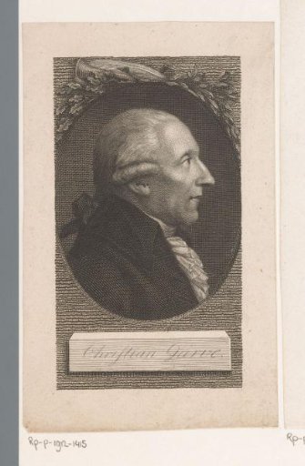 Portrait of Christian Garve