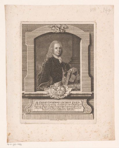 Portrait of Christoph Jacob Trew