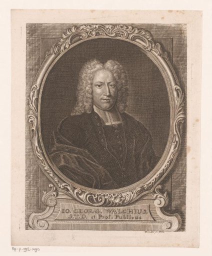 Portrait of Johann Georg Walch