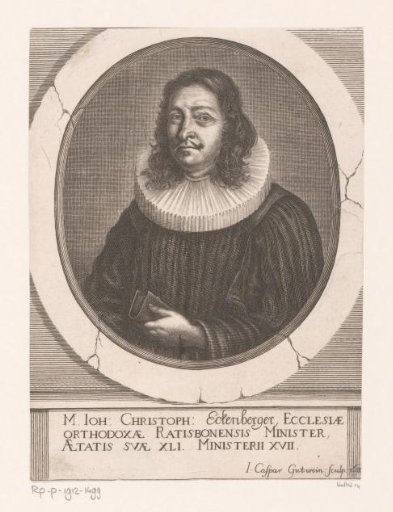 Portrait of Johann Christoph Eckenberger at the age of 41