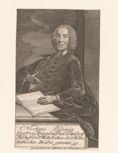 Portrait of Nikolaus Ludwig von Zinzendorf