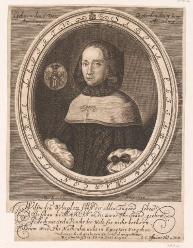 Portrait of Sabina Elisabeth Marci