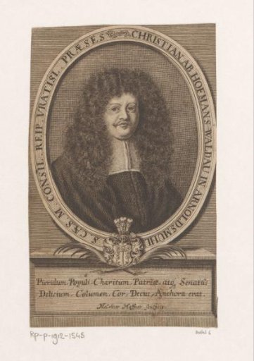 Portrait of Christian Hofmann von Hofmannswaldau