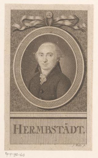 Portrait of Sigismund Friedrich Hermbstaedt