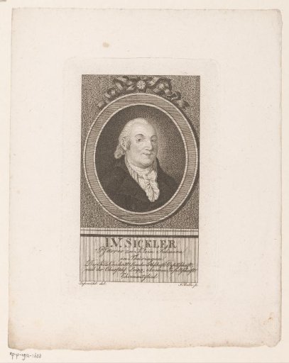 Portrait of Johann Volkmar Sickler