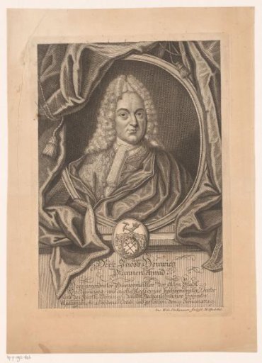 Portrait of Jakob Heinrich Pfannenschmidt