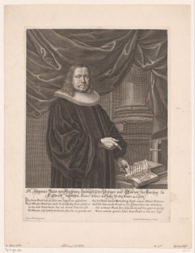 Portrait of Johann Baur at the age of 46