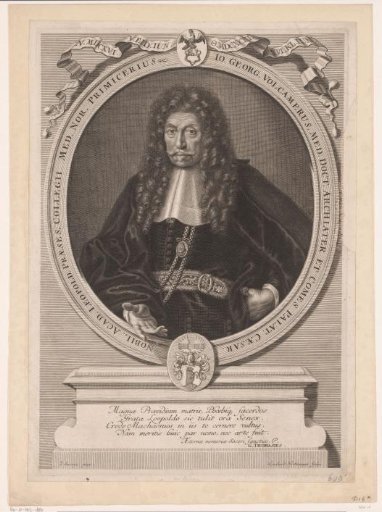 Portrait of Johann Georg Volckamer