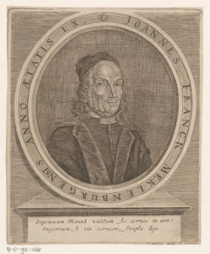 Portrait of Johannes Francke at the age of 60