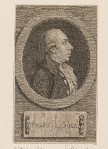 Portrait of Johann Baptist von Alxinger