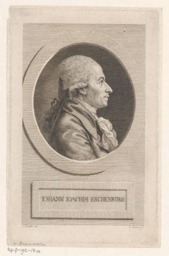 Portrait of Johann Joachim Eschenburg