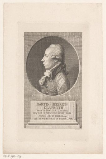 Portrait of Martin Heinrich Klaproth