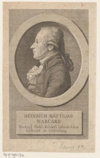 Portrait of Hinrich Matthias Marcard