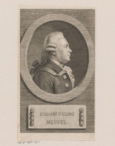 Portrait of Johann Georg Meusel