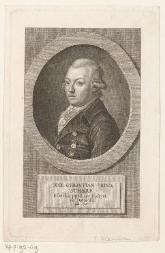 Portrait of Johann Christian Friedrich Scherf