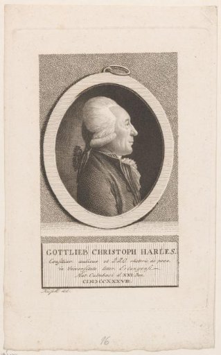 Portrait of Gottlieb Christoph Harless