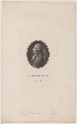 Portrait of Johann Christoph Mainberger