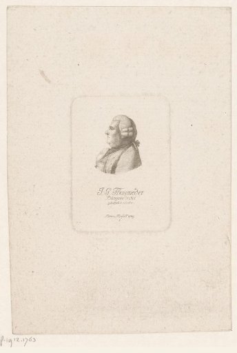 Portrait of Johann Georg Thaumeder