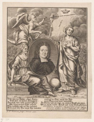 Portrait of Johann Franz Buddeus with Allegories
