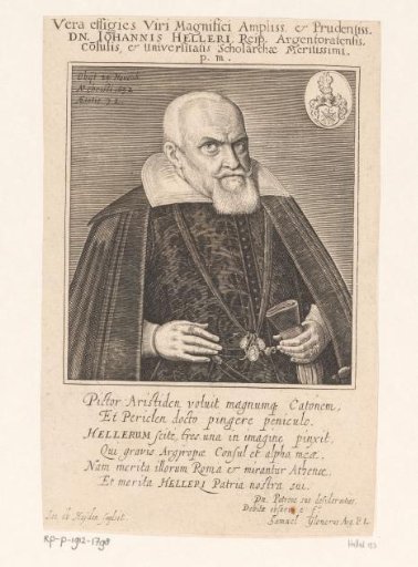 Portrait of Johann Heller at the age of 72