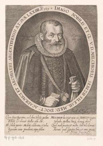 Portrait of Melchior Sebisch at the age of 86