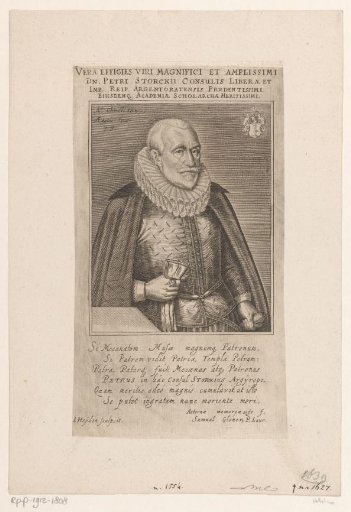 Portrait of Peter Storck at the age of 73