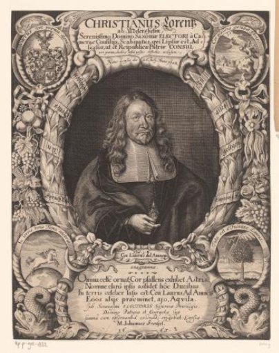 Portrait of Christian Lorentz von Adlershelm