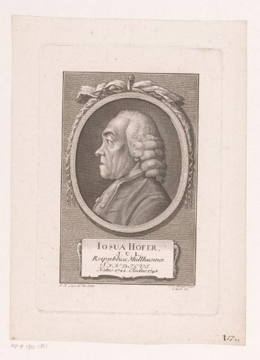 Portrait of Josua Hofer