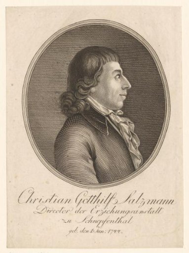 Portrait of Christian Gotthilf Salzmann