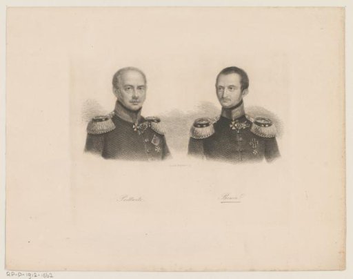 Portrait of Karl Prittwitz and Eduard von Bonin