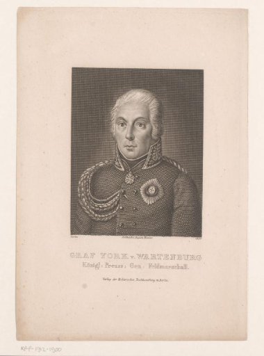 Portrait of Johann Yorck von Wartenburg